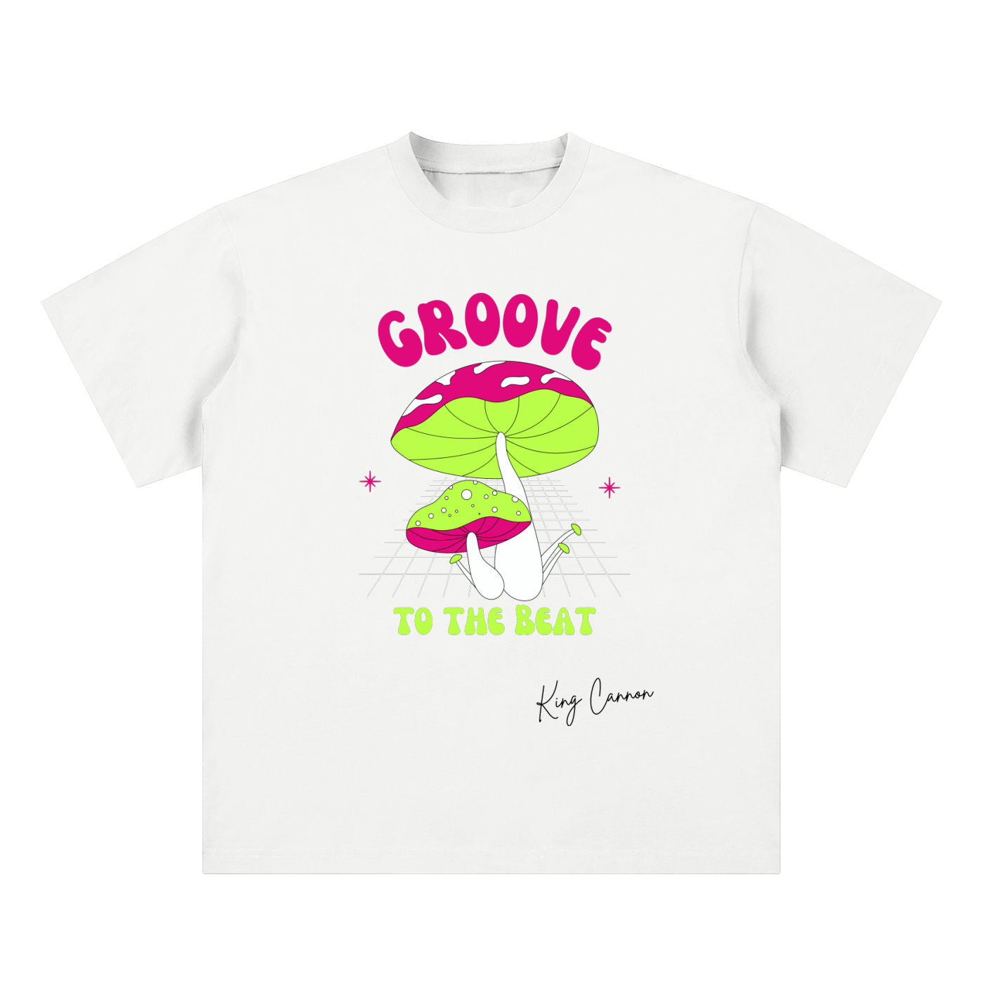 King Cannon "Groove" Unisex Sueded Cotton T-Shirt