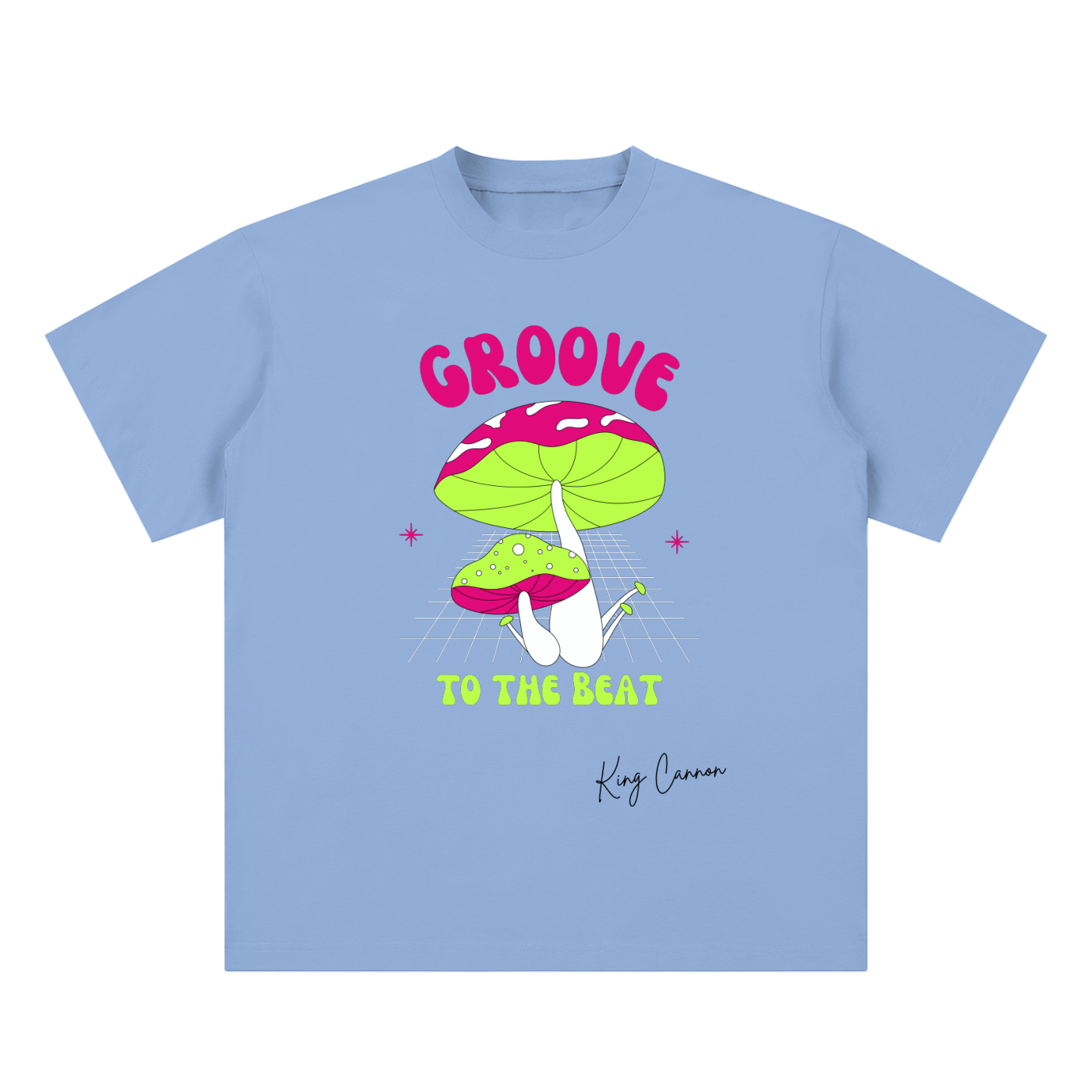 King Cannon "Groove" Unisex Sueded Cotton T-Shirt