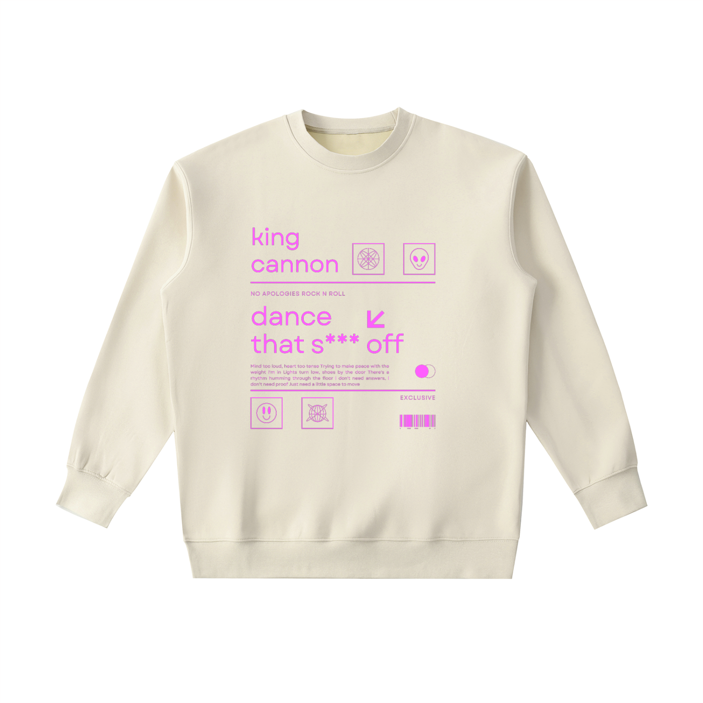 King Cannon "Dance That S*** Off" Heavyweight Crewneck Sweatshirt