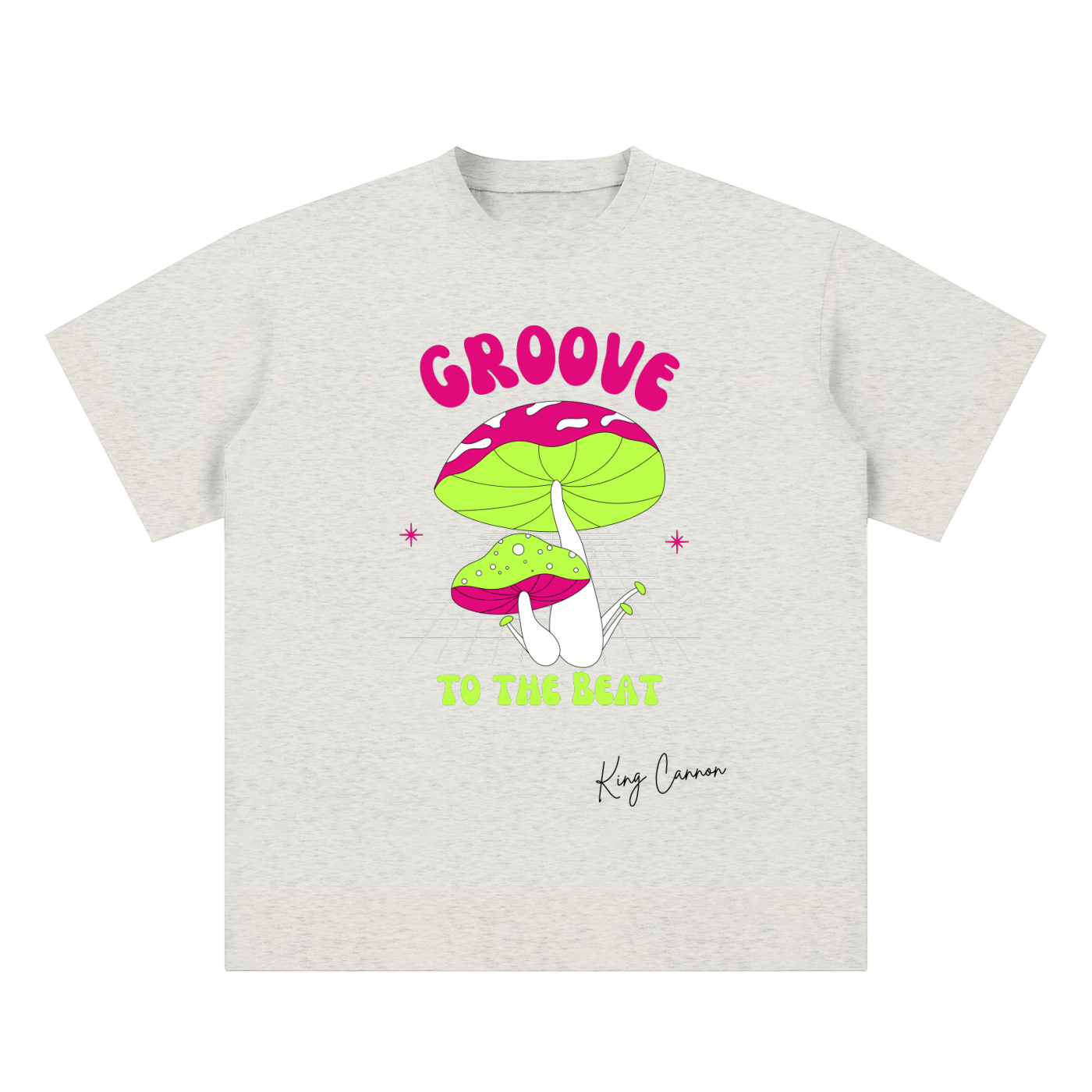 King Cannon "Groove" Unisex Sueded Cotton T-Shirt