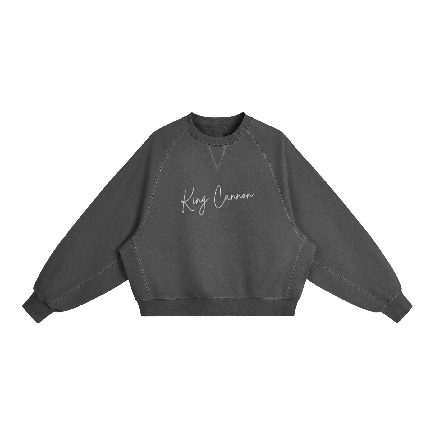 King Cannon Heavyweight Dolman Sleeve Boxy Sweatshirt