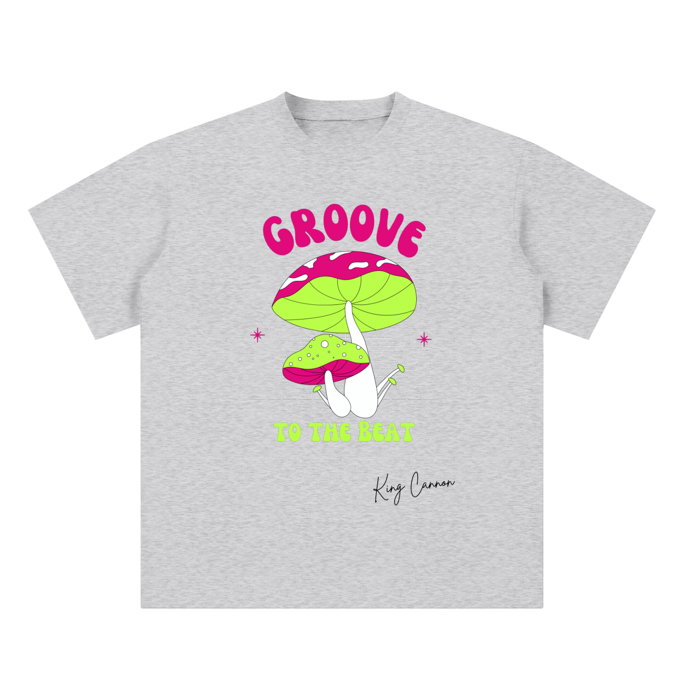 King Cannon "Groove" Unisex Sueded Cotton T-Shirt