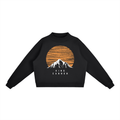 King Cannon Mountain Climber Essential Fleece Mock-Neck Crew Sweatshirt