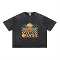 Mineral Wash Boxy Cotton T-Shirt