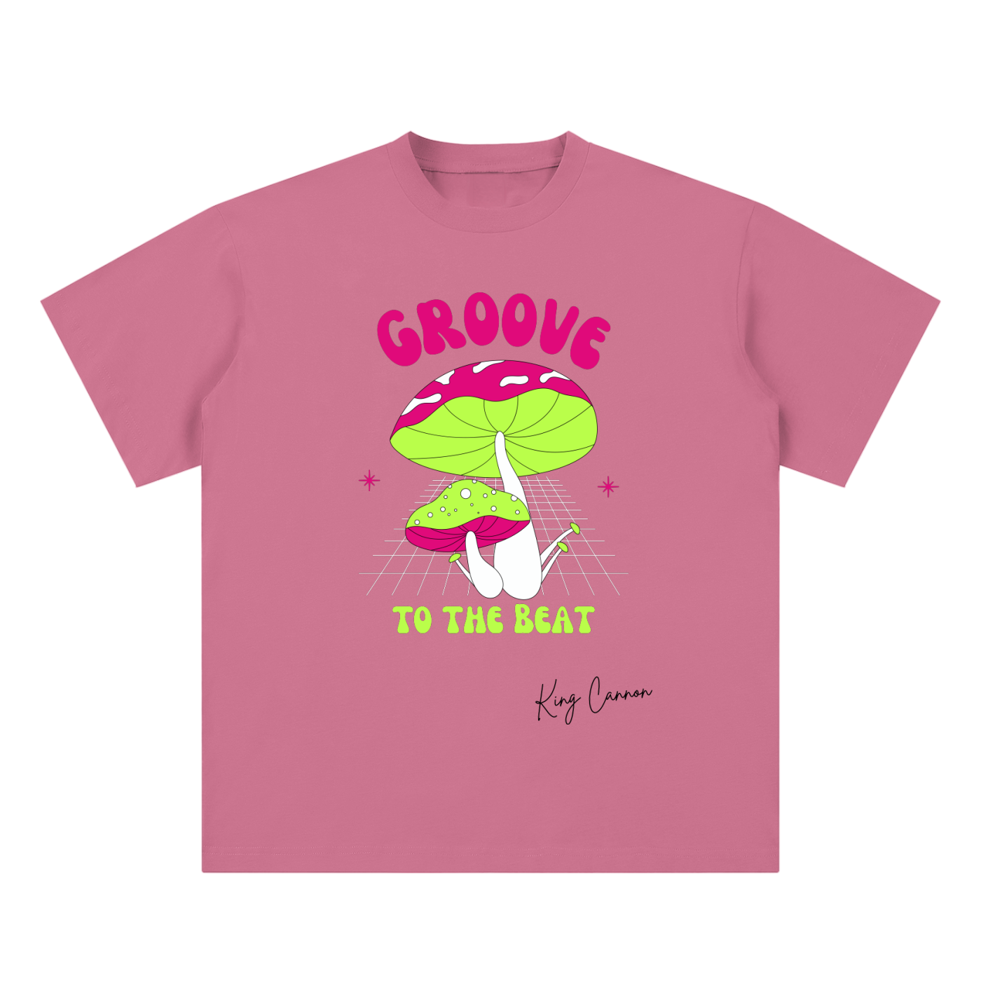 King Cannon "Groove" Unisex Sueded Cotton T-Shirt