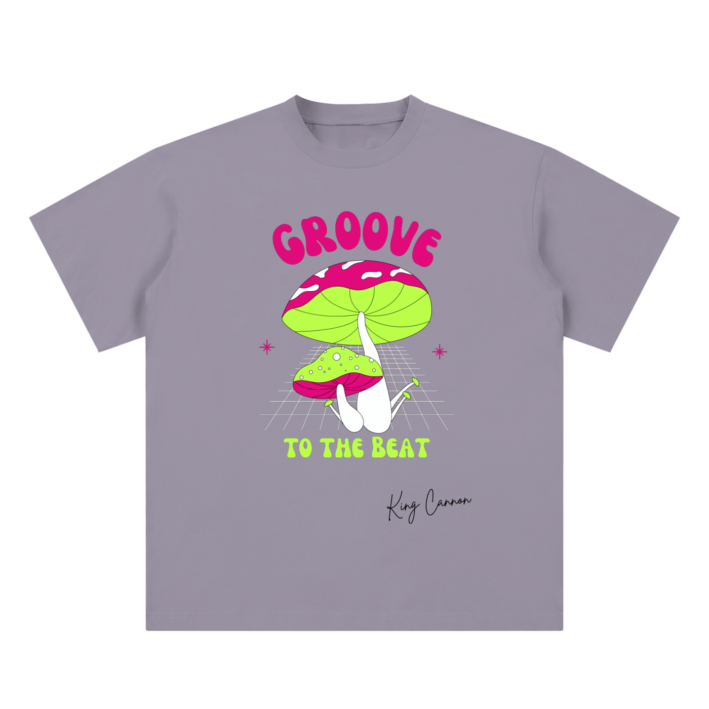 King Cannon "Groove" Unisex Sueded Cotton T-Shirt