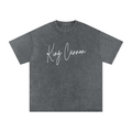 King Cannon Snow Washed Oversized Cotton T-Shirt