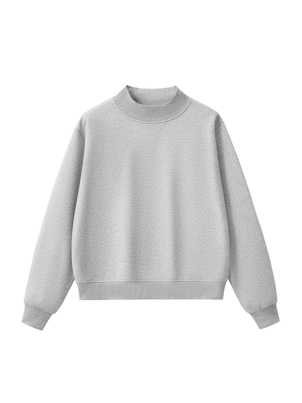King Cannon Mountain Climber Essential Fleece Mock-Neck Crew Sweatshirt