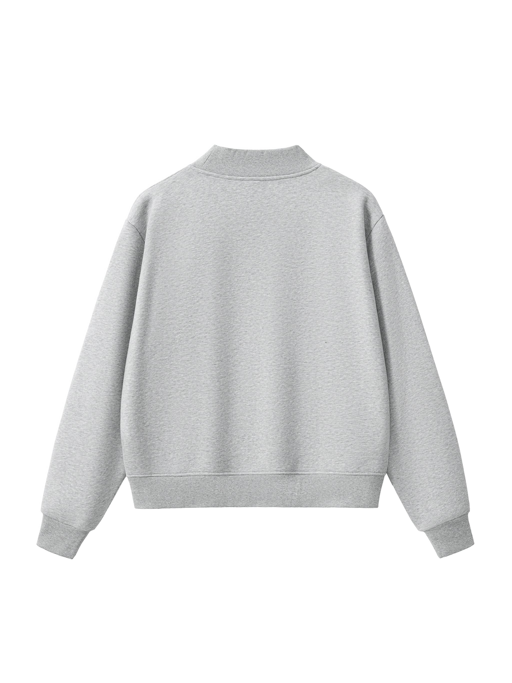 King Cannon Mountain Climber Essential Fleece Mock-Neck Crew Sweatshirt