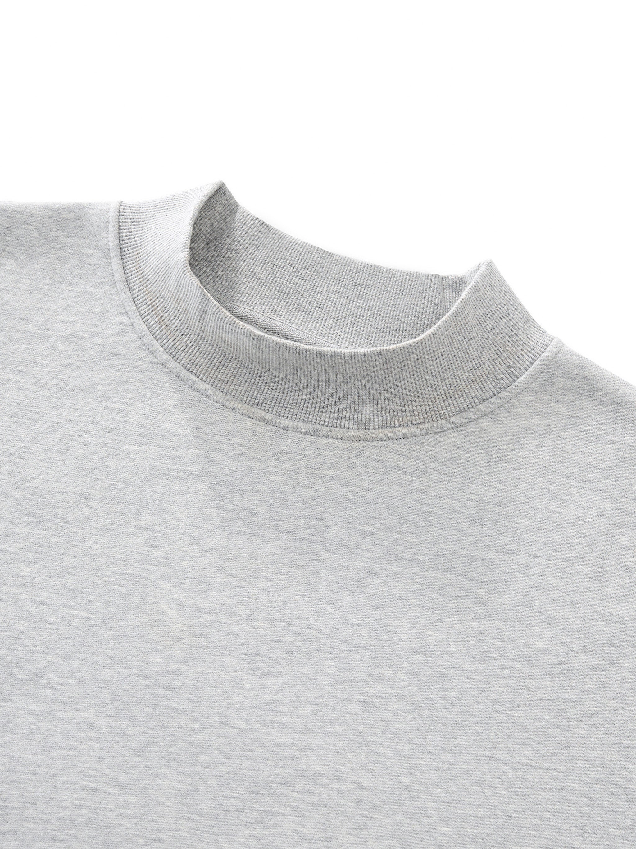 King Cannon Mountain Climber Essential Fleece Mock-Neck Crew Sweatshirt