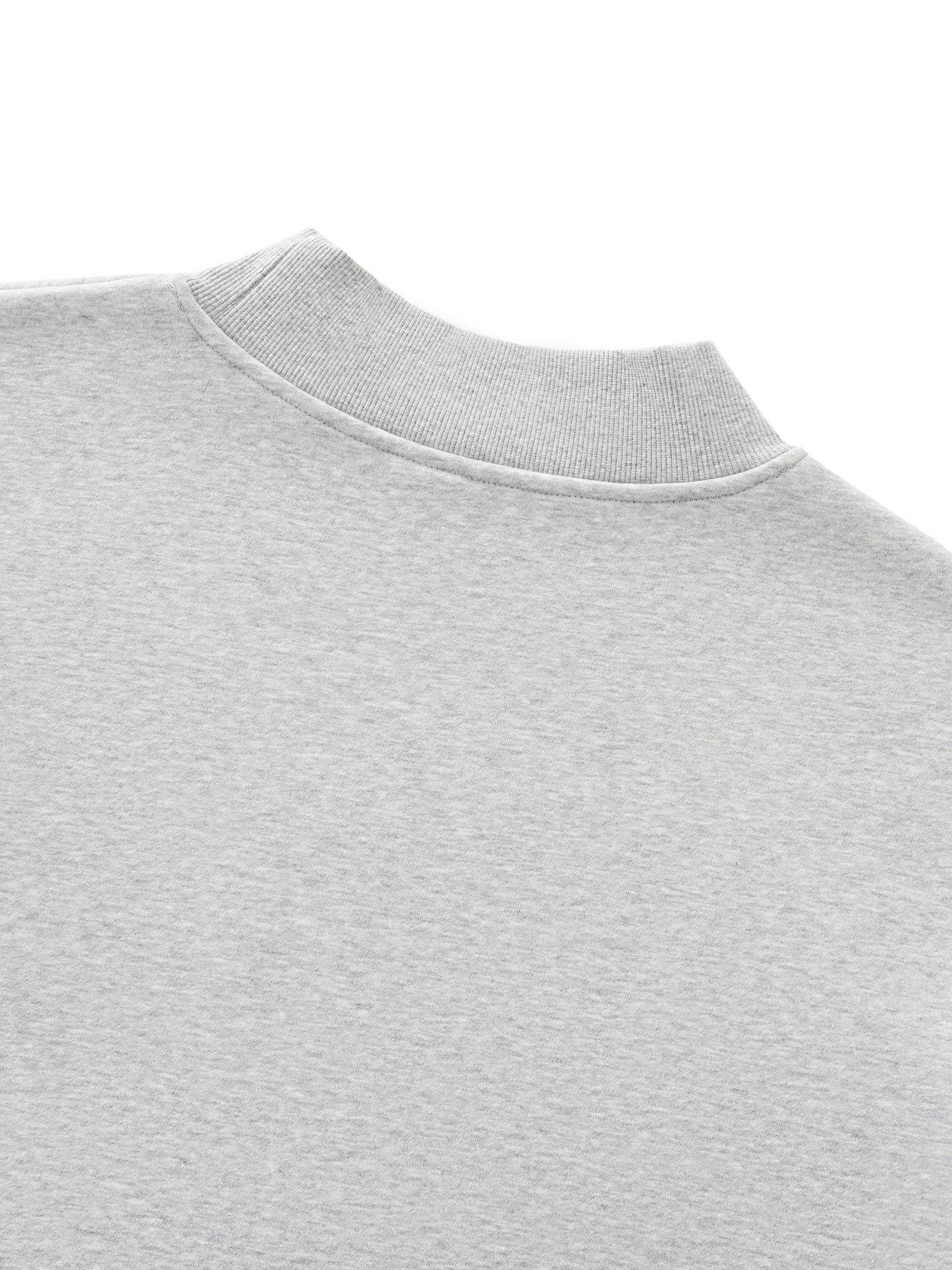 King Cannon Mountain Climber Essential Fleece Mock-Neck Crew Sweatshirt